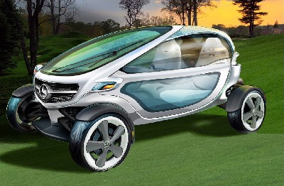 Mercedes-Benz Vision Golf Cart for the future golfer